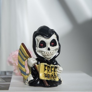 Transfronterizo explosivo Halloween Reaper muerte estatua fantasma jardín decoración artes y artesanías decoración de resina - Product Image 3