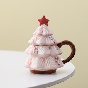 Caneca de Natal em Cerâmica Criativa Presente para Crianças Caneca Fofa para Presentes do Dia dos Namorados para Meninas - Product Image 2