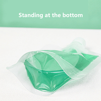 Pochette d'emballage pour huile d'olive avec bec verseur, sac en plastique transparent avec bec verseur pour l'huile