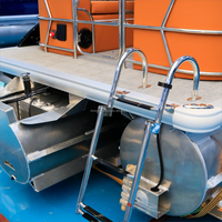 Kinocean Party bateau ponton de luxe pour Ocean Waters tri-toon aluminium usine personnalisée à vendre