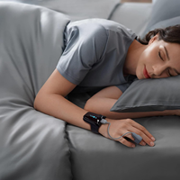 Wellue Checkme O2 Max Oxymètre de Poignet Bluetooth Apnée du Sommeil Soins de Santé Moniteur de Saturation en Oxygène Sanguin Oxymètres de Pouls Numériques