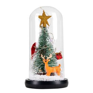 Aida Creative Housse de sapin de Noël <span class=keywords><strong>en</strong></span> plastique de style europé<span class=keywords><strong>en</strong></span> avec lumières LED, 13,5 cm x 24,5 cm, pour intérieur, salon, fête - Product Image 5