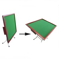 Mini table de mahjong pliable en bois massif pour le divertissement à domicile