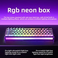 Clavier mécanique de jeu filaire AULA HERO68 HE 8K haute performance à interrupteurs magnétiques, axe mixte, faible latence, RGB