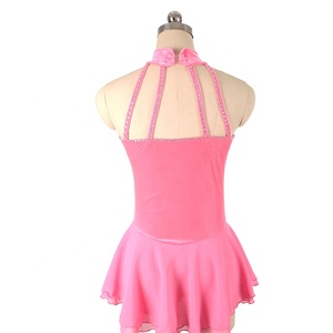 Robe de skate, patinage sur <span class=keywords><strong>glace</strong></span>, pour <span class=keywords><strong>femme</strong></span>, tenue professionnelle, vente en gros, OEM, - Product Image 3