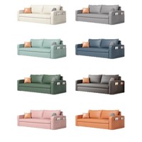 Sofá Cama de Tela con Tecnología de Doble Propósito, Moderno, Multifuncional, Plegable y Telescópico para Apartamentos Pequeños, para Sala de Estar