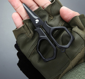 Zwarte visschaar, draagbare vislijnknipper, knoopverwijderaar, lijnschaar met koord - Product Image 4