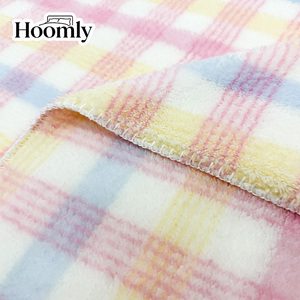 Manta de Sherpa de <span class=keywords><strong>Terciopelo</strong></span> Estampada a Color de Alta Calidad, 100% Poliéster, de Hoomly, la Más Vendida, para el Dormitorio, Sala de Estar, Uso Diario - Product Image 5