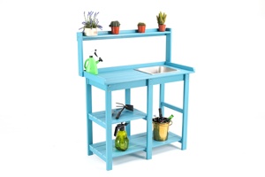 Étagère de jardin multi-niveaux en <span class=keywords><strong>plastique</strong></span> imitation bois, optimisée <span class=keywords><strong>pour</strong></span> l'espace, <span class=keywords><strong>pour</strong></span> la plantation verticale dans les petits espaces - Product Image 1