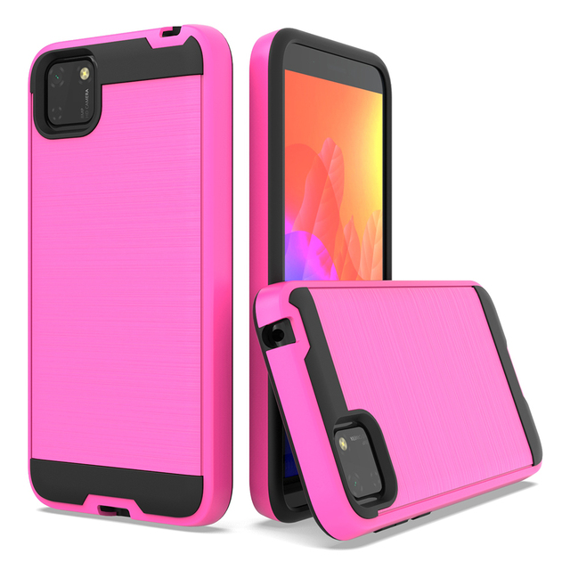 Phone case Anti Scratch Brushed Metallic Surface Back Cover for Huawei Y5 Y9 Prime Y8S Y9P Y5P