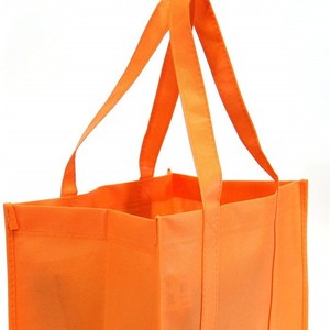 Custom Eco-friendly Heavy Duty Non Woven Reusable Large Folding Tote Bag Custom Logo Color Non Woven Handles for Grocery Storage - Product Image 2