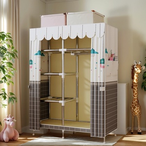 Tủ quần áo trẻ em phong cách Nhật Bản hiện đại ấm áp đơn giản cho phòng tắm phòng ngủ có thể tháo rời để sử dụng hiệu quả căn hộ nhỏ - Product Image 3