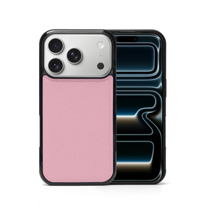 Nouvelle coque en cuir PU pour iPhone <span class=keywords><strong>16</strong></span> 17 Pro Max, couleur unie simple, toucher cuir grainé, étui de protection professionnel pour téléphone - Product Image 1