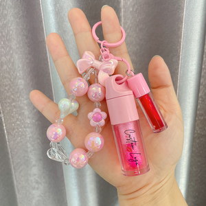 Minyak bibir berubah warna 2 in 1, dengan pemadat warna, minyak warna buah menyala, Label pribadi, gantungan kunci minyak bibir - Product Image 2
