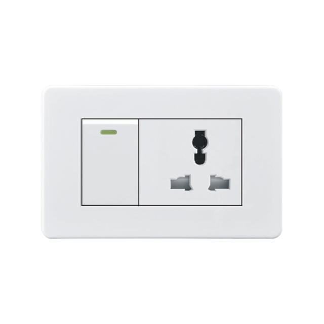 Smart Durable Hot Sale Cheap Price 250V 13A Multi Sockets and Switches Wall