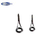 Série HOS – Anneau de guidage monobloc pour canne à pêche, cadre estampé, anneau SIC pour cannes spinning et casting, construction de cannes légères et moyennes