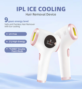 Máquina de Depilación IPL con Enfriamiento de Hielo, Indolora, Permanente, para Uso en Casa, <span class=keywords><strong>Depiladora</strong></span> <span class=keywords><strong>Láser</strong></span> IPL, Logotipo Personalizado, Venta al Por Mayor OEM ODM - Product Image 2