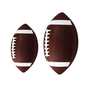 Custom Size Premium Leather American Football & <b>Ball</b> with Rubber Bladder High Air Retention Custom Logo Options - Product Image 6