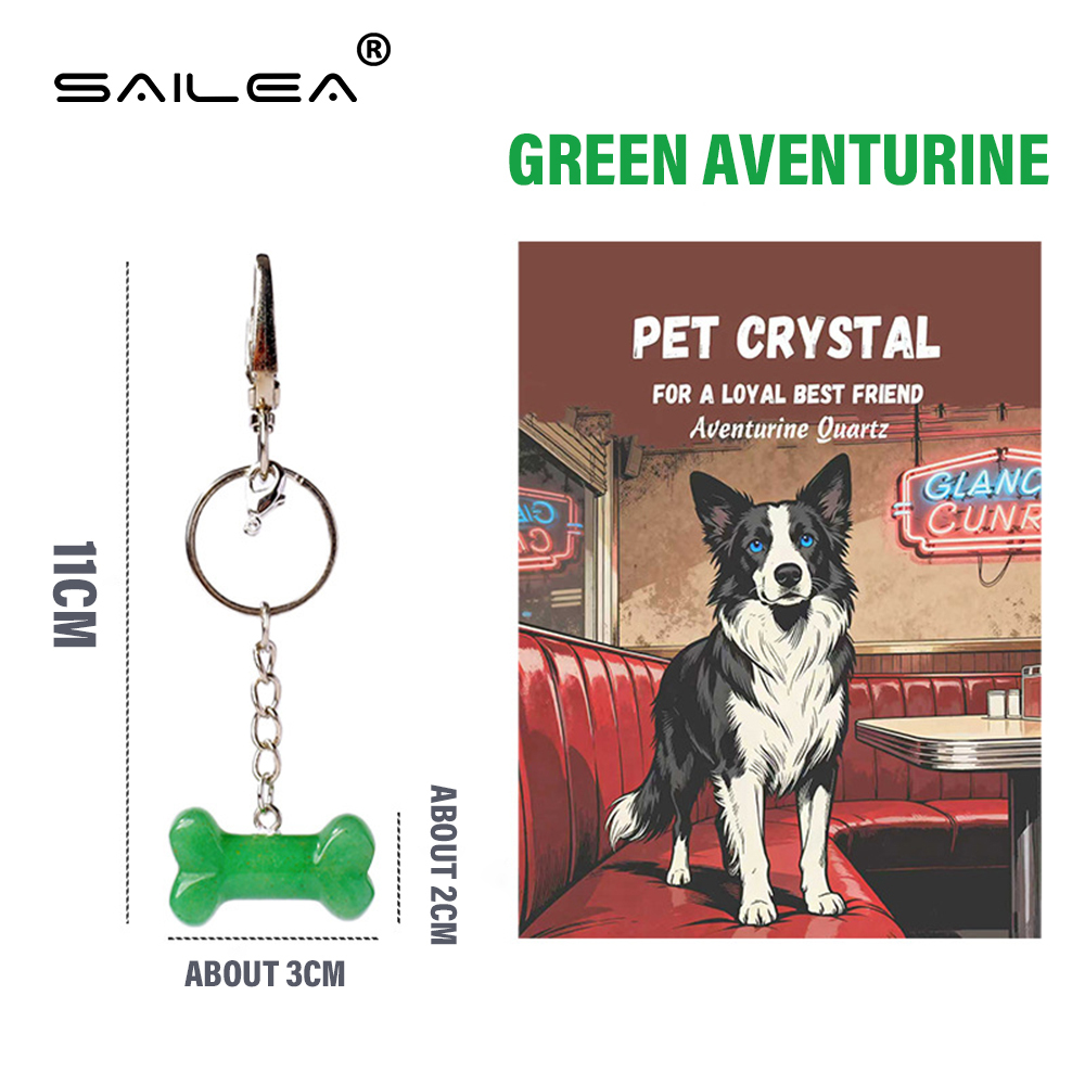 12. Border Collie [Green Aventurine]