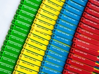 Etiquetas de inspección Z2LIFTING, bridas de nailon PA66, etiquetas personalizadas impresas para cables, etiquetas de aparejo