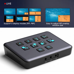 Cartes de capture vidéo double HDR USB 3.0 pour streaming OBS, enregistrement de jeux en direct, mélangeur, commutateur vers convertisseur USB - Product Image 1