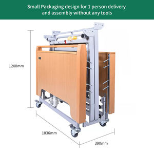 Cama de Examen Médico de Lujo de Madera para Residencias de Ancianos, Cama Eléctrica de 5 Funciones para Dentistas y Hospitales - Product Image 5