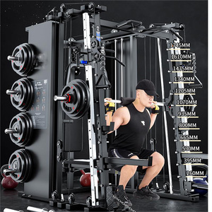 Nouveau Style Commercial Dispositif D'entraînement Complet Multifonctionnel Smith Machine Squat Poitrine Dos Épaule Jambe Exercice - Product Image 3