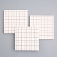 Bloc-notes autocollant personnalisé en promotion, 7,3x7,3 cm, style simple, papier de haute qualité pour étudiants, idéal comme cadeau, fabriqué en papier offset de qualité supérieure