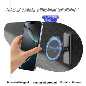 Support de téléphone universel multifonctionnel pour voiturette de <span class=keywords><strong>golf</strong></span> et salle de sport, aimant puissant N52, rotatif à 360 degrés, en ABS - Product Image 2