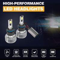 Ampoule LED pour voiture 12000LM 140W H7 9005 9006, température de couleur 6000K, aluminium, faisceau à 360 degrés, phare LED H11 H4 PSX26W