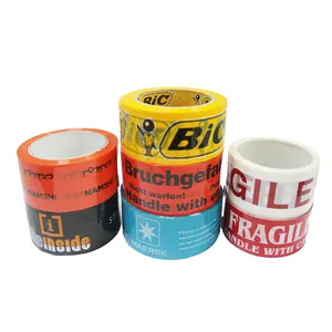 Hot Selling Custom Printed Bag Sealing Tape Adhesive Tape Packages with Logo Packing Tape Carton Packaging