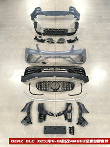 Nuevo kit de carrocería BenZS <span class=keywords><strong>GLC</strong></span> Class X253, cambio a AMG63, montaje de parachoques delantero, rejilla, labio trasero, Material plástico - Product Image 2