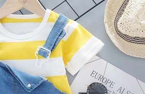 Ropa para Niños, Conjunto Casual de Mezclilla para Niños, Conjunto de 2 Piezas - Product Image 5