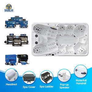 Jacuzzi Exterior 9A70 Dream Backyard para 9 Personas, Bañera de Hidromasaje para Fiestas, <span class=keywords><strong>Spa</strong></span> Exterior - Product Image 2