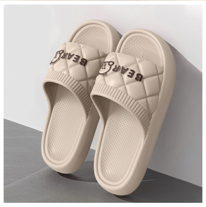 Women's Luxury EVA <strong>Slides</strong> Sandals Soft Elastic Thick Sole For Slippers For Summer Trendy Wholesale For House Hotel Or Home Use - Product Image 2