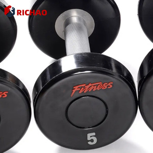 Commercial Fitness Dumbells Set Lbs Bodybuilding Home Gym Equipment Free Weights Cpu Round Dumbbells - Product Image 4