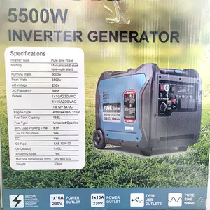 Generatore Inverter 5500W Tusk a Onda Sinusoidale Pura per Lavoro in Cantiere Senza Elettricità o per Camper - Product Image 4