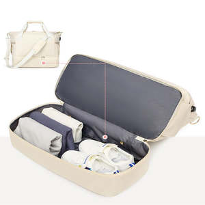 Custom Waterproof Fashion Large Capacity Gym Sport Travel <b>Luggage</b> Shoulder Duffle Bag With Usb Charging Port - Product Image 4