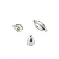 Fermoirs magnétiques en acier inoxydable pour colliers, bracelets, accessoires de fabrication de bijoux, connecteurs d'extrémité