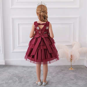 Vestido de Fiesta para Niñas con Lentejuelas y Flores, Diseño Moderno, Vestido Tutú para Cumpleaños, L5158 - Product Image 2