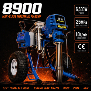 Professional 220V Large High-Voltage Brushless Motor Airless <b>Spray</b> Gun Latex <b>Paint</b> Coating Power Sprayer Putty Machine - Product Image 2