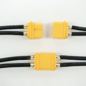 Connecteurs XT90 anti-XT60 jaunes en forme de T, 12V, 30A, 2 broches pour - Product Image 2