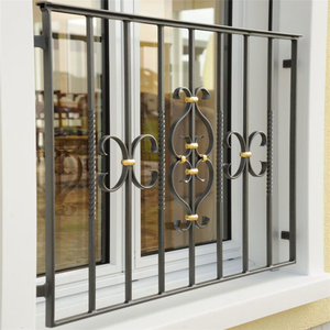 Giao hàng nhanh Hoa rèn sắt cửa sổ nướng thiết kế thương mại tấm sắt trang trí ban đầu - Product Image 5
