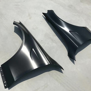 Aile de voiture de haute qualité en ABS, géométrique, précise, ajustement parfait, <span class=keywords><strong>noir</strong></span> brillant/aspect carbone pour Mercedes Classe C C63 W205 2015-2021 - Product Image 3