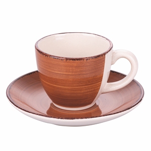 ชุดกาแฟช็อกโกแลต BAITA 6 ถ้วยพร้อมจานรอง - Product Image 3