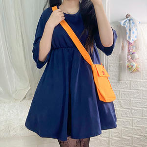 Costume de cosplay <span class=keywords><strong>Kiki</strong></span>'s Delivery Service - Robe de <span class=keywords><strong>sorcière</strong></span> bleue avec nœud rouge, tenue de jeu de rôle d'anime - Product Image 6