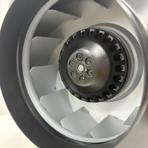 Ventilador de conducto circular en línea gris monofásico personalizable de alta eficiencia Ventilador de escape centrífugo para ventilación - Product Image 4