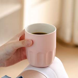 Cute High-Value Porcelain/Ceramic Squeeze Cup with Filter for Direct Drinking Coffee & <b>Tea</b> <b>Set</b> for Women Travel Use Custom Logo - Product Image 4
