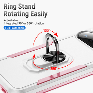 Funda Protectora para Teléfono Móvil con Anillo Magnético Híbrido de TPU y PC 2 en 1 de Primera Calidad para Google <span class=keywords><strong>Pixel</strong></span> 10/10 Pro/10 Pro XL/10A - Product Image 3