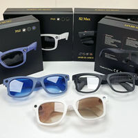 Lunettes Intelligentes IA avec Caméra pour Voyage, Travail et Vie Quotidienne, Enregistrement Audio et Vidéo Sans Fil, Traduction en Temps Réel, Sélection Double Lentille